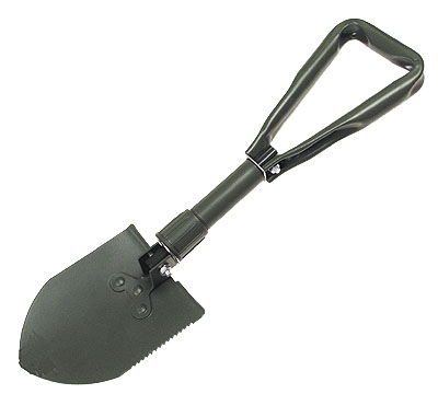 MFH Mini Dreifachspaten mit Hülle Neu